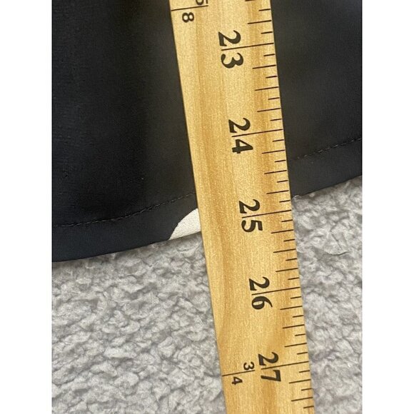 Womens Who What Wear Black and White Polka Dot Sheer Tank Top Blouse Medium - Picture 5 of 6